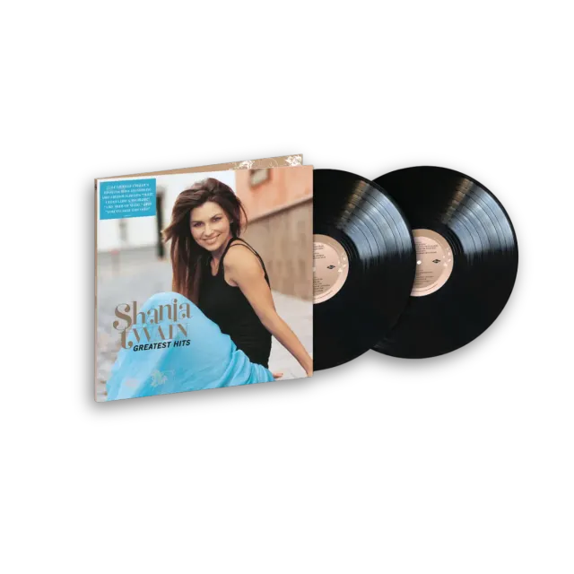 EMI Greatest Hits Shania Twain double vinyle 2LP 180g noir