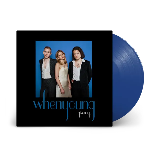 EMI Given Up EP vinyle 10 pouces bleu 4 titres