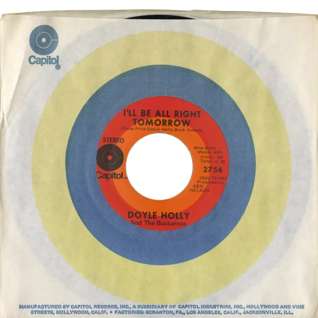 Omnivore Recordings I’ll Be All Right Tomorrow 45 tours Doyle Holly