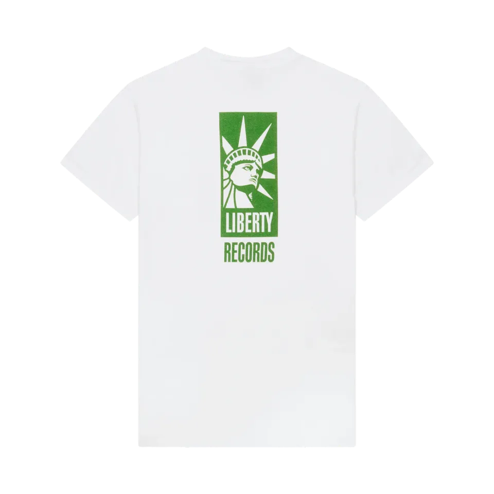 EMI Liberty Logo White t-shirt blanc coton bio