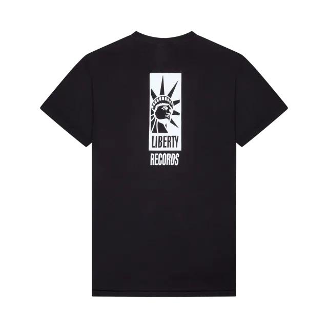 EMI Liberty Logo t-shirt noir coton bio S-2XL