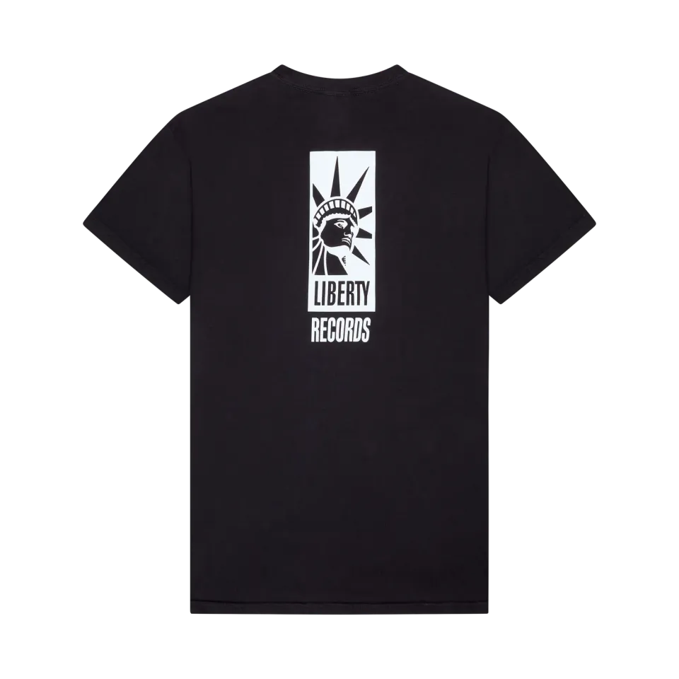 EMI Liberty Logo t-shirt noir coton bio S-2XL