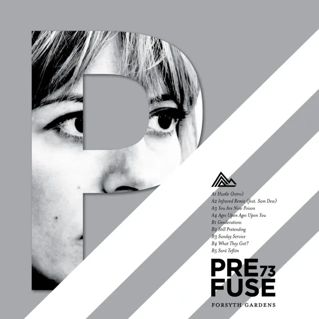 Prefuse 73 Forsyth Gardens vinyle LP noir MP3 inclus