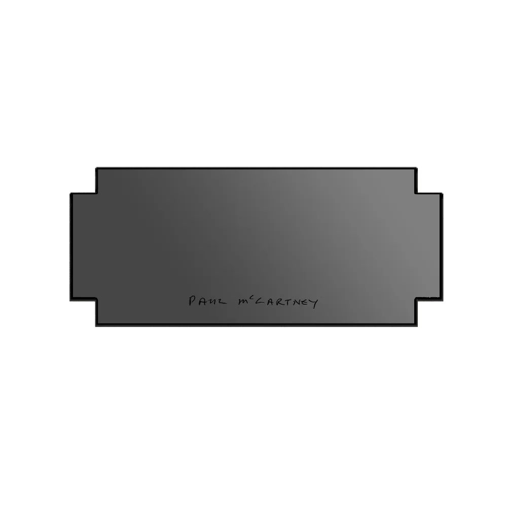 EMI Paul McCartney Dungeon Lane plaque street sign