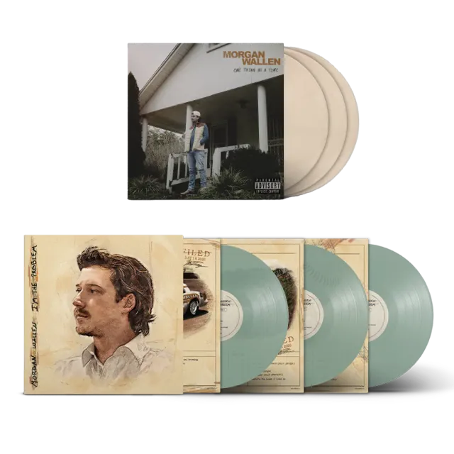 Morgan Wallen bundle vinyles 3LP + coke bottle clear