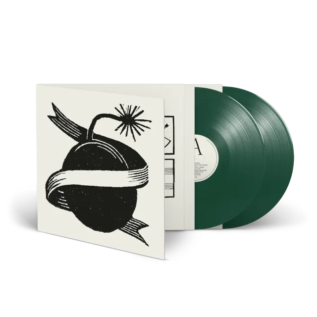 EMI Ribbon Around The Bomb vinyle 2LP vert foncé édition exclusive