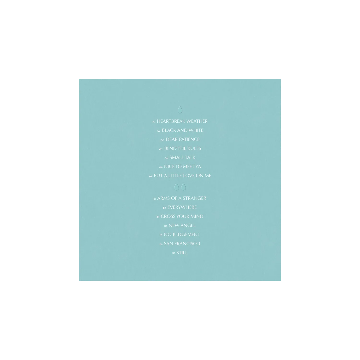 EMI Heartbreak Weather vinyle bleu édition 5 ans