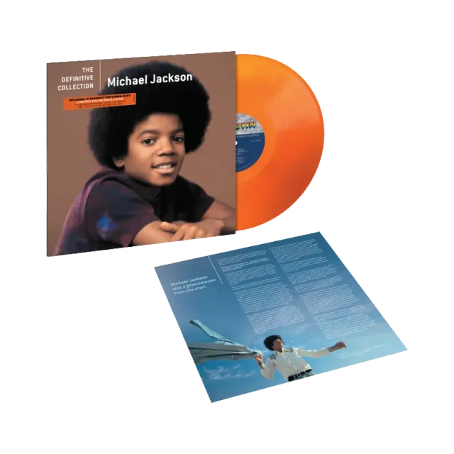 EMI Definitive Collection Vinyle LP orange Michael Jackson