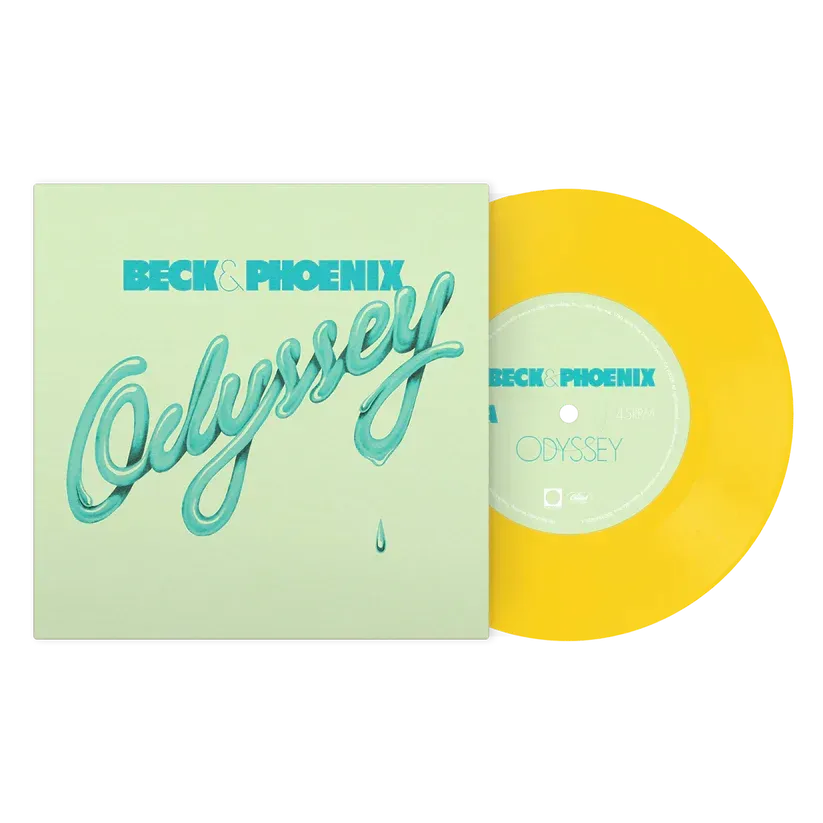 EMI Odyssey single 45 tours jaune Beck Phoenix