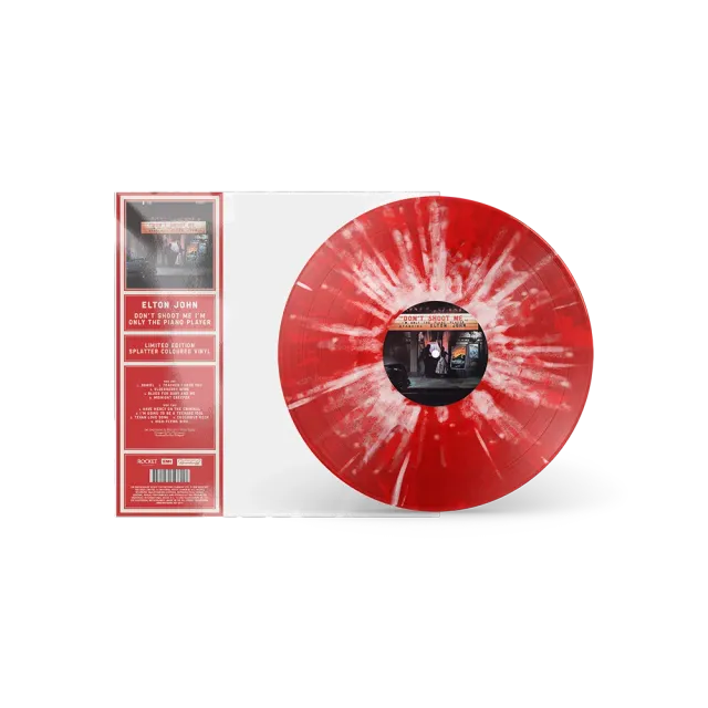 Elton John Don't Shoot Me I'm Only The Piano Player vinyle splatter