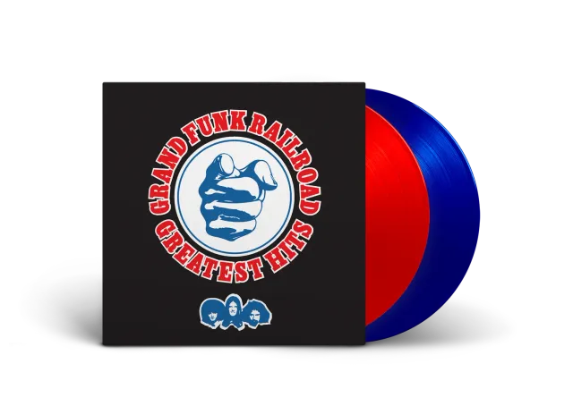 EMI Grand Funk Railroad Greatest Hits double vinyle rouge bleu