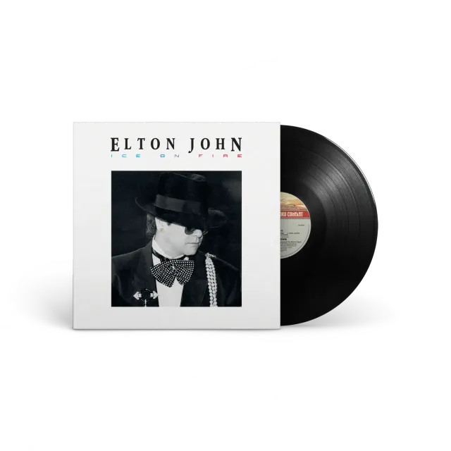 EMI Ice on Fire Elton John vinyle LP