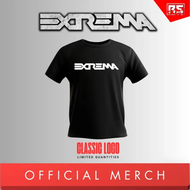 Extrema Classic Logo T-shirt noir tailles S à 2XL