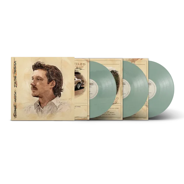 Morgan Wallen I’m The Problem vinyle 3LP coke bottle clear