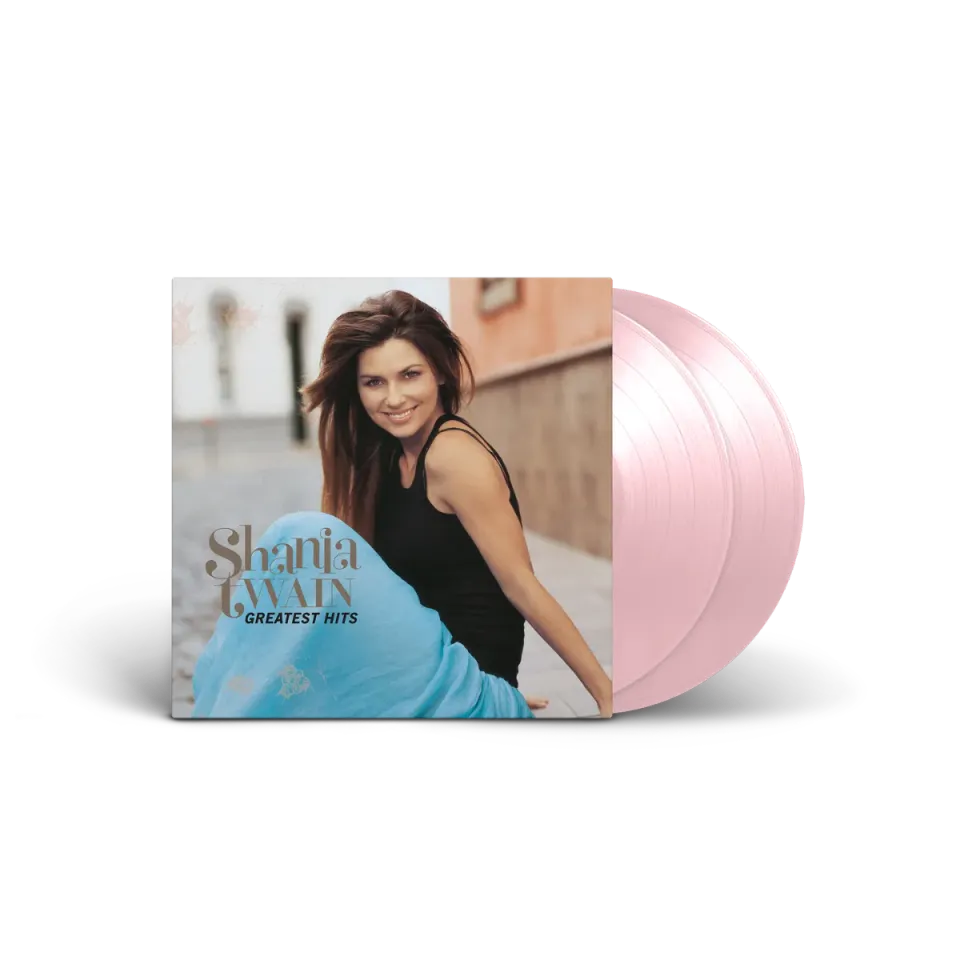 Shania Twain Greatest Hits vinyle 2LP rose