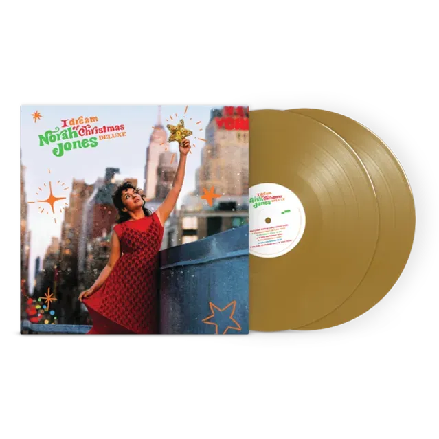 EMI Norah Jones I Dream Of Christmas vinyle LP gold deluxe