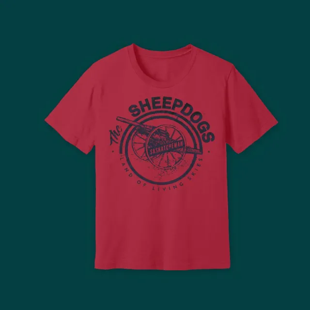 Sheepdogs Recording Co Red Cannon t-shirt rouge femme
