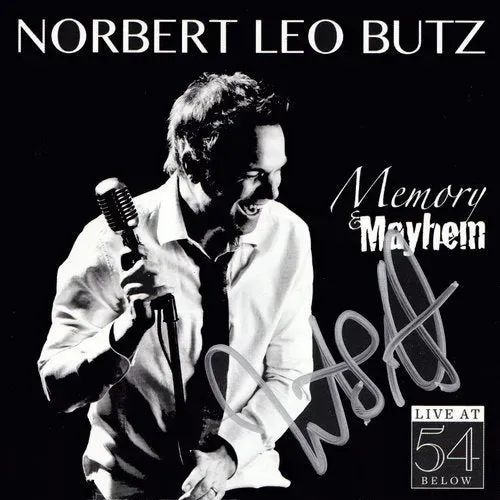 Center Stage Records Norbert Leo Butz Memory & Mayhem CD signé