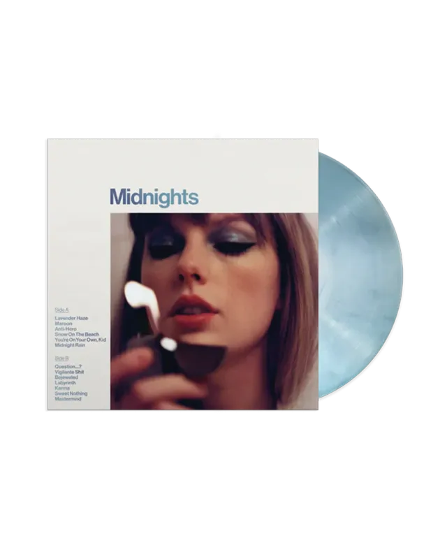 EMI Midnights Moonstone Blue vinyle marbré