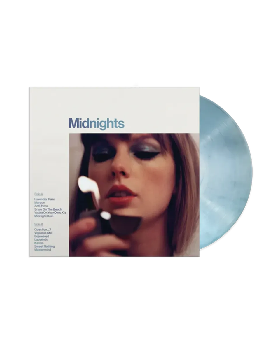 EMI Midnights Moonstone Blue vinyle marbré
