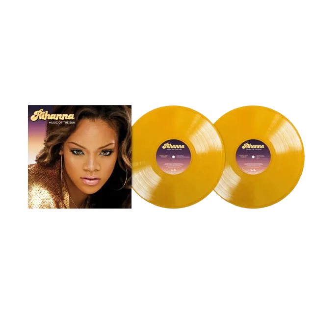 EMI Music Of The Sun Opaque Yellow 2LP vinyle jaune