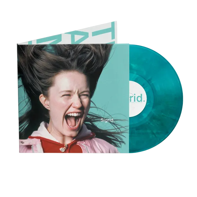 EMI There s Always More LP marbré aigue-marine + carte