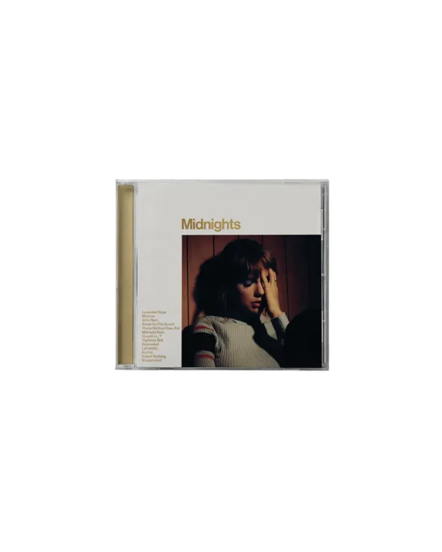 Taylor Swift Midnights CD Mahogany marbré