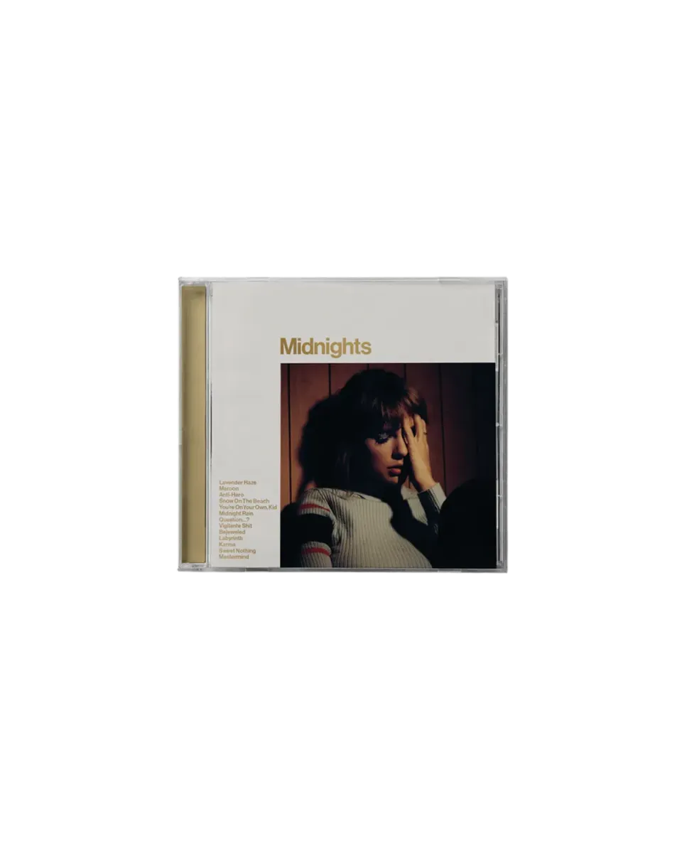 Taylor Swift Midnights CD Mahogany marbré