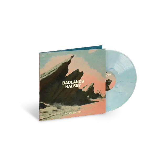 EMI Badlands Decade Edition vinyle LP bleu