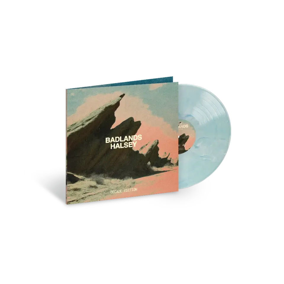EMI Badlands Decade Edition vinyle LP bleu