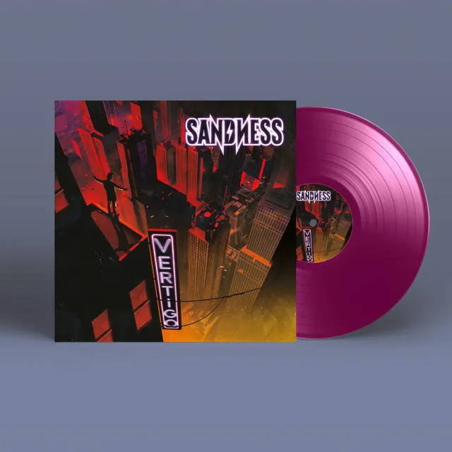 Sandness Vertigo LP vinyle violet hard rock