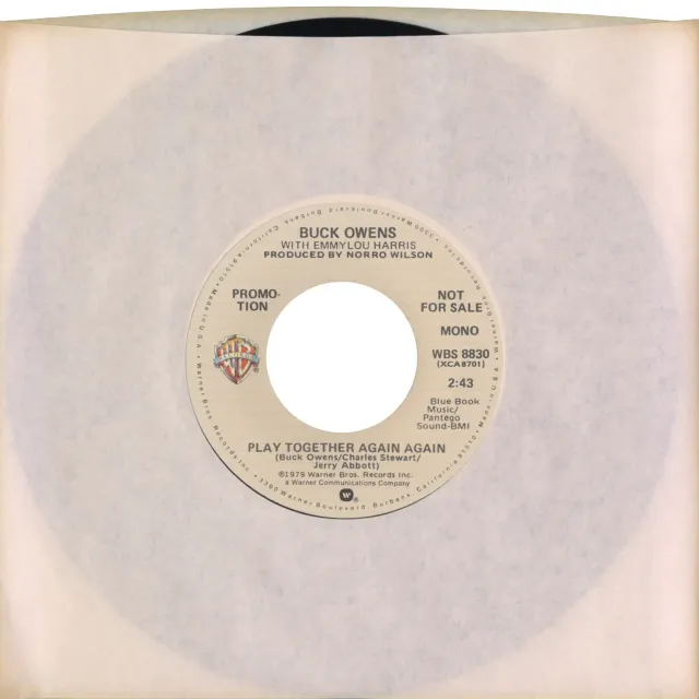 Omnivore Buck Owens Play Together Again Again single 7 pouces vintage