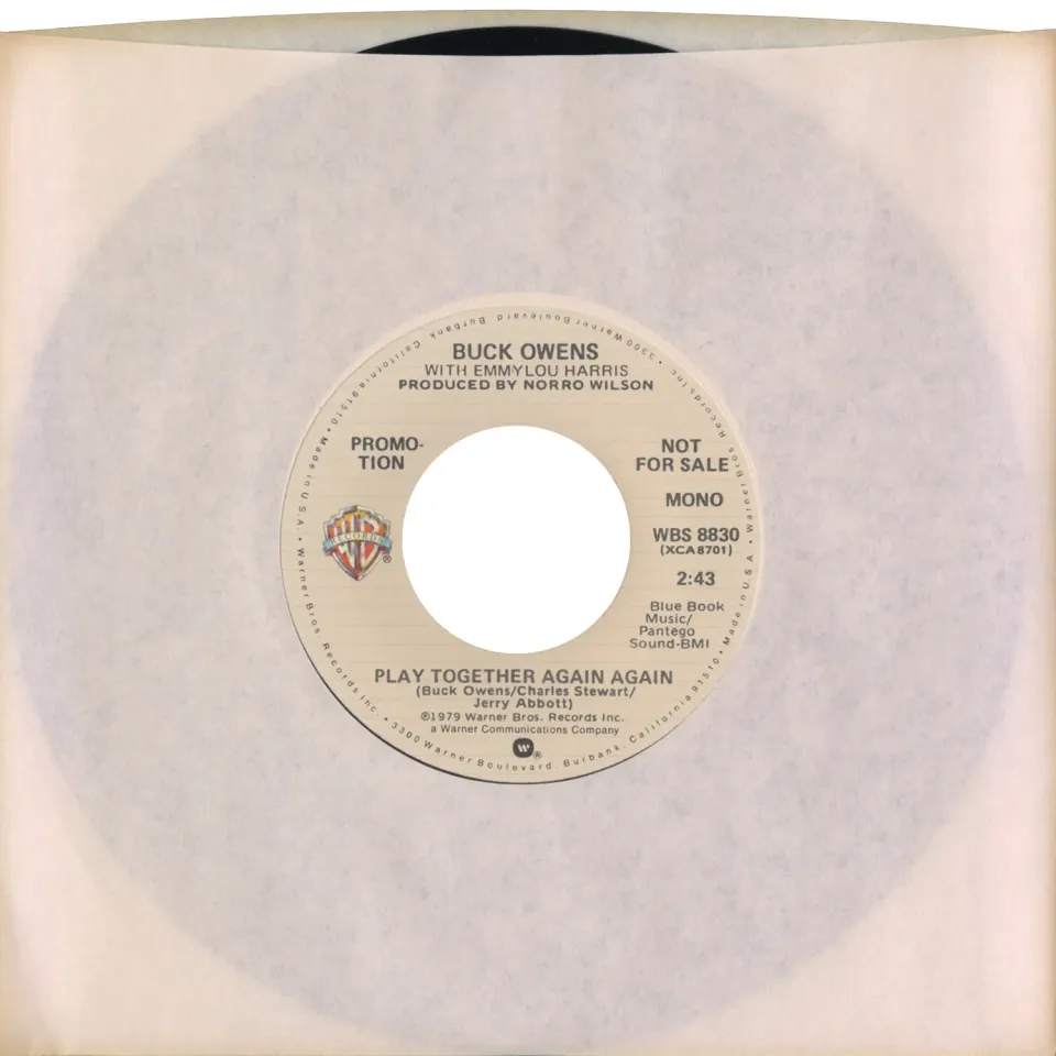 Omnivore Buck Owens Play Together Again Again single 7 pouces vintage