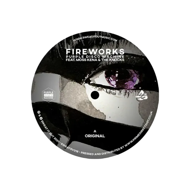Purple Disco Machine Fireworks single 7 pouces 2 mix