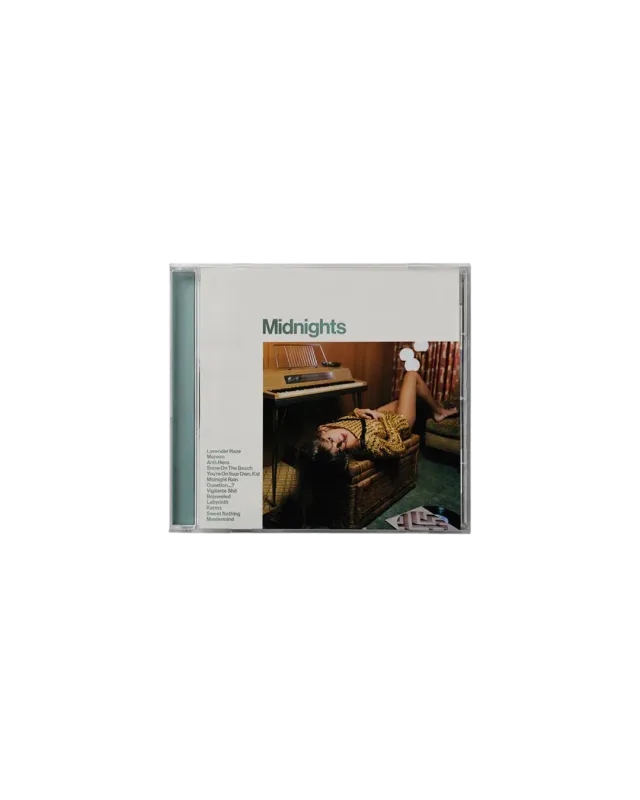 EMI Taylor Swift Midnights Jade Green Edition CD marbré