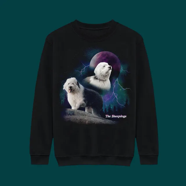 Sheepdogs Mystic Sheepdog Moon sweat S-XXL col rond