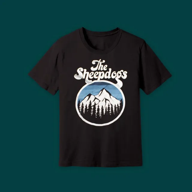 Sheepdogs Recording Co Mountain Big Logo t-shirt noir grand logo montagne
