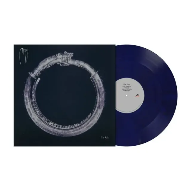 Messa The Spin Vinyle LP bleu nuit marbré doom
