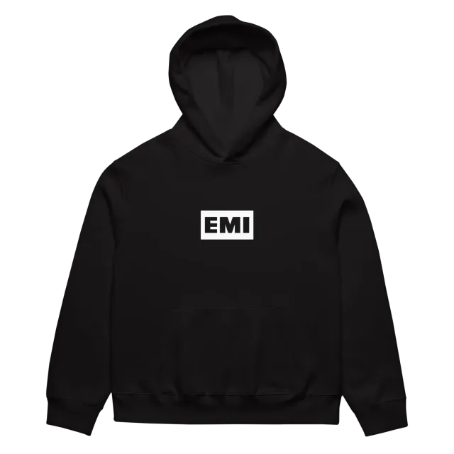 EMI Legendary sweat à capuche blanc molleton coton