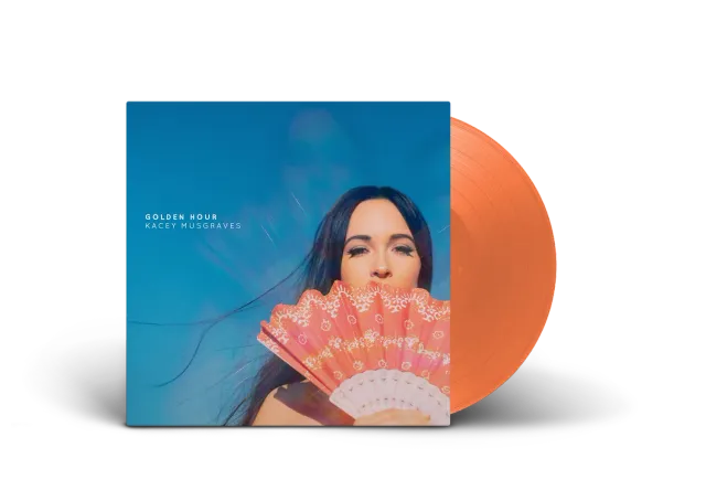 EMI Kacey Musgraves Golden Hour vinyle LP orange néon édition limitée