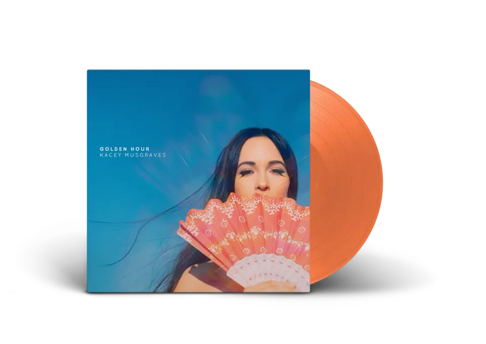 EMI Kacey Musgraves Golden Hour vinyle LP orange néon édition limitée