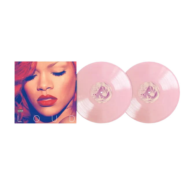 EMI Loud double vinyle LP rose baby opaque