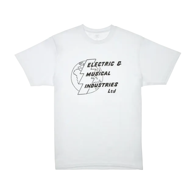 EMI Electric Musical Industries tee-shirt blanc logo