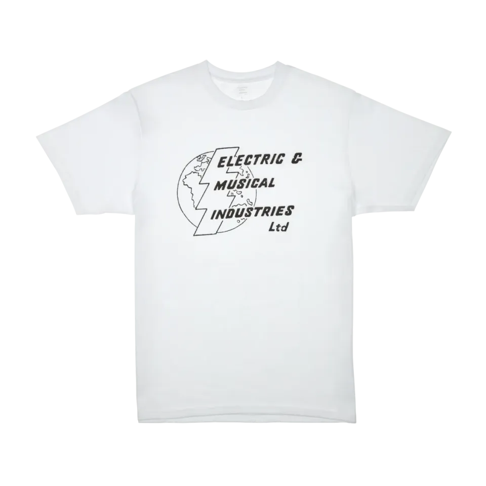 EMI Electric Musical Industries tee-shirt blanc logo