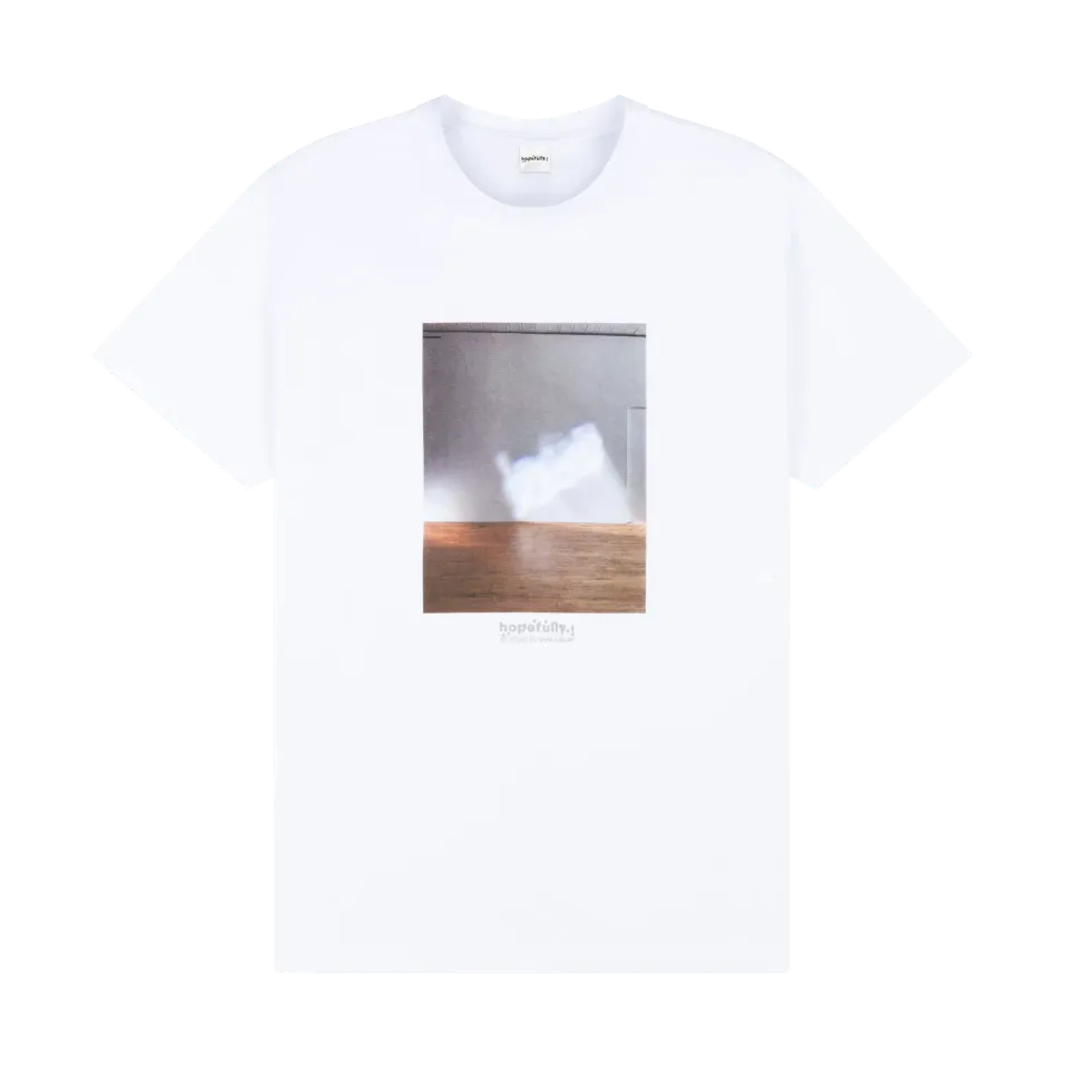 EMI Hopefully Reflection T-shirt blanc coton photo ciel