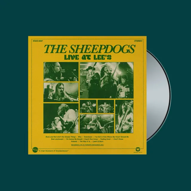 Sheepdogs Live at Lee's CD live Toronto