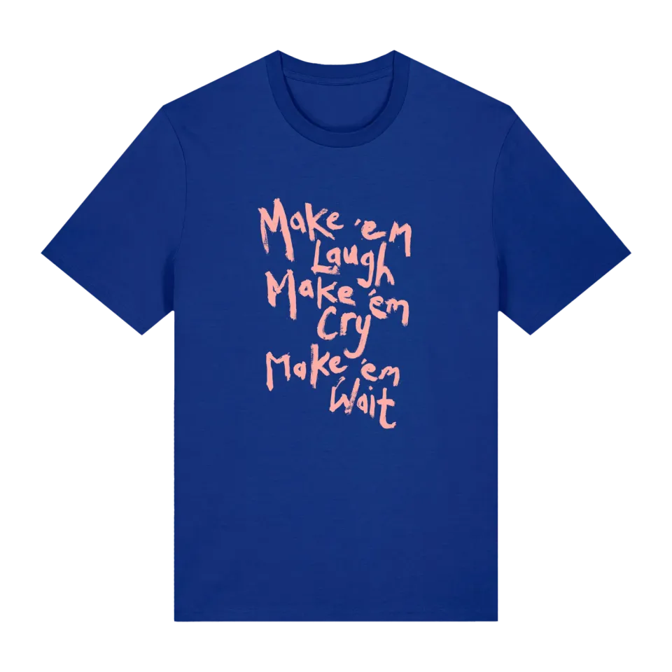 Stereophonics Make 'Em Laugh T-shirt bleu coton bio