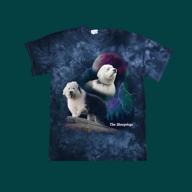 Sheepdogs Mystic Sheepdog Moon t-shirt tie dye