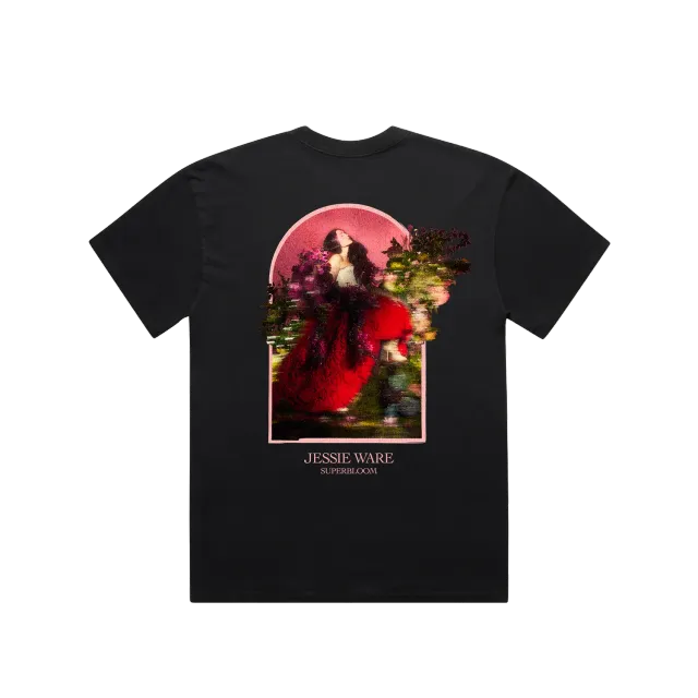 EMI Superbloom t-shirt noir coton bio XS à XL