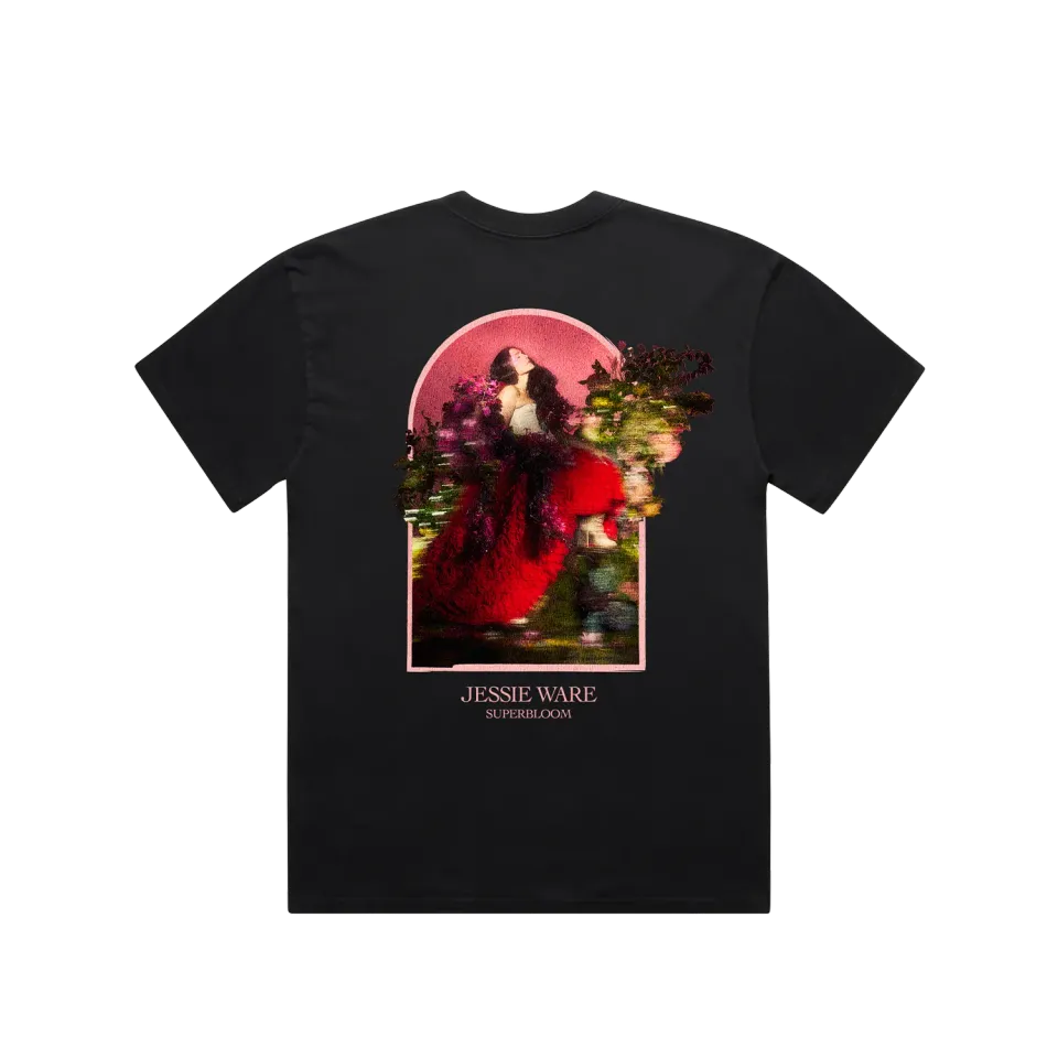 EMI Superbloom t-shirt noir coton bio XS à XL